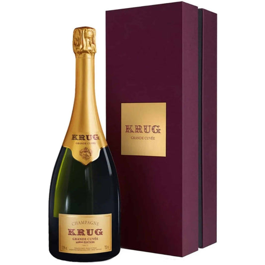 Champagne Krug Grand Cuvée com estojo