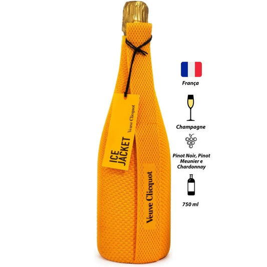 Champagne Veuve Clicquot Brut com New Ice Jacket