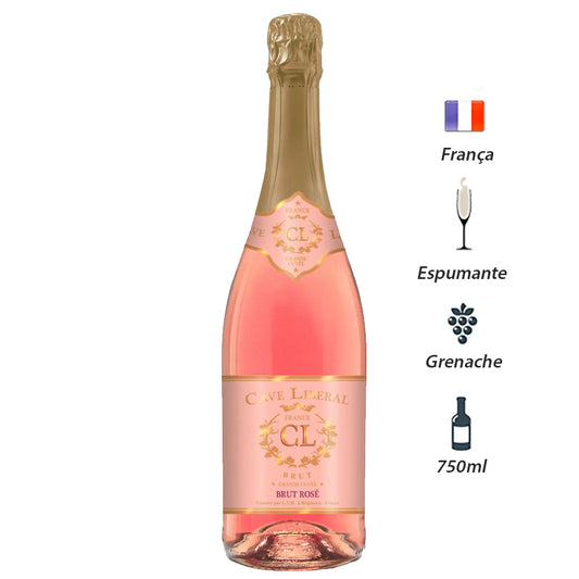 Espumante Rosé Brut Cave Liberal Grande Cuvée CL