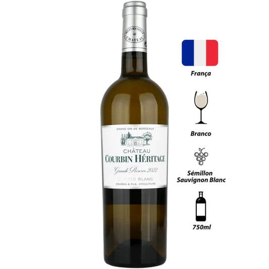 Vinho Branco Graves Blanc Château L Heritage Grande Réserve 2022