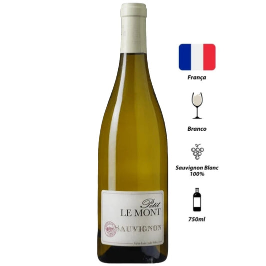 Vinho Branco Val de Loire Sauvignon Petit Le Mont 2019 Orgânico