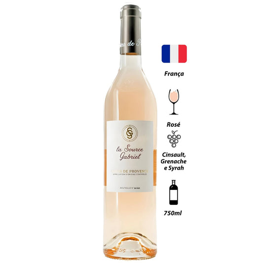 Vinho Rosé Côtes de Provence La Source Gabriel