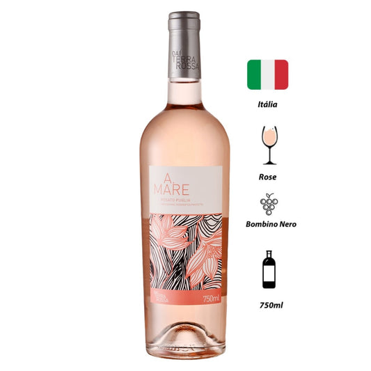 Vinho Rosé Dai Terra Rossa A. Mare Rosato Puglia