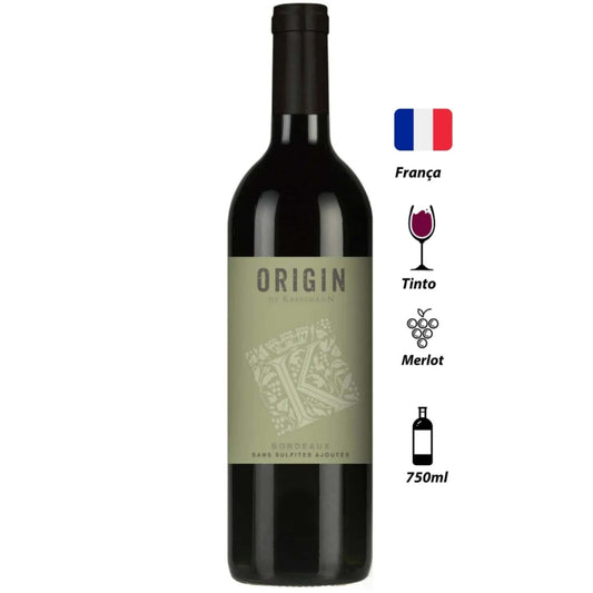 Vinho Tinto Bordeaux Origin de Kressmann