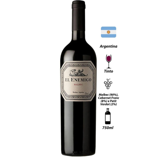Vinho Tinto El Enemigo Malbec 2020