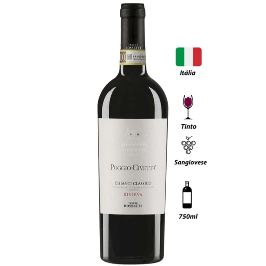 Vinho Tinto Poggio Civetta Chianti Classico Riserva