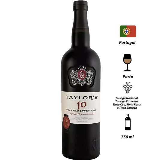 Vinho do Porto Taylor’s Tawny 10 Anos