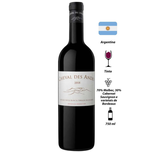 Vinho tinto Cheval Des Andes 2019