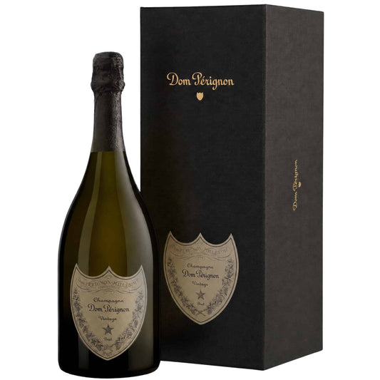 Champagne Dom Pérignon Blanc Vintage com estojo