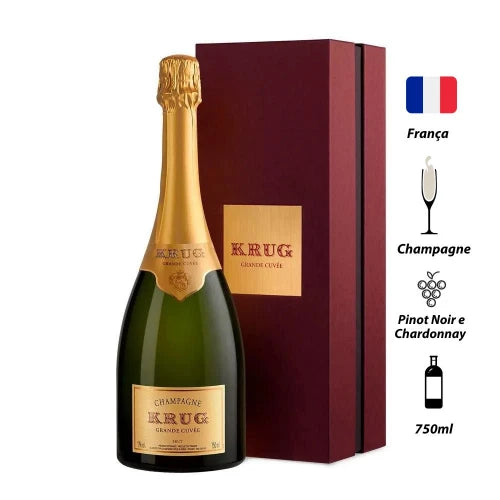 Champagne Krug Grand Cuvée com estojo 750ml