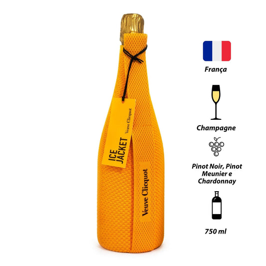Champagne Veuve Clicquot Brut com New Ice Jacket