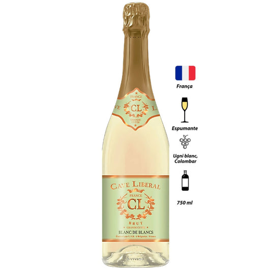 Espumante Brut Blanc de Blancs Cave Liberal Grande Cuvée CL