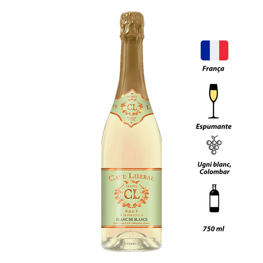 Espumante Brut Blanc de Blancs Cave Liberal Grande Cuvée CL