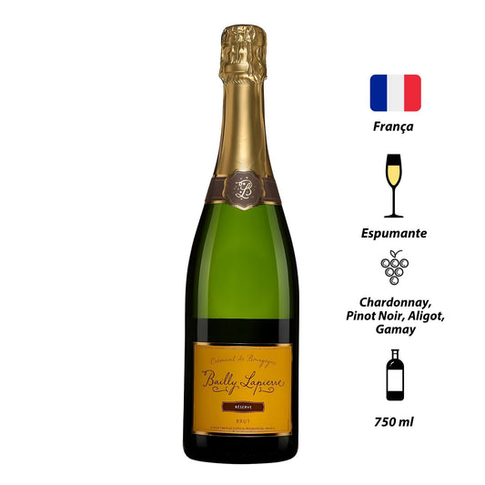 Espumante Crémant de Bourgogne Bailly Lapierre Branco Brut Réserve