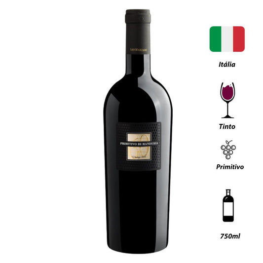 Vinho Tinto San Marzano Sessantanni Primitivo di Manduria 2018