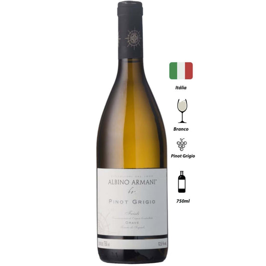 Vinho Branco Albino Armani Pinot Grigio Friuli Grave