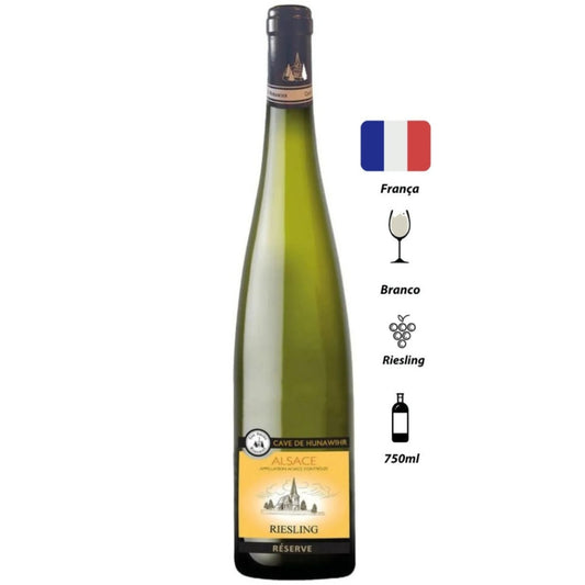 Vinho Branco Alsace Riesling Réserve Hunawhir 2022