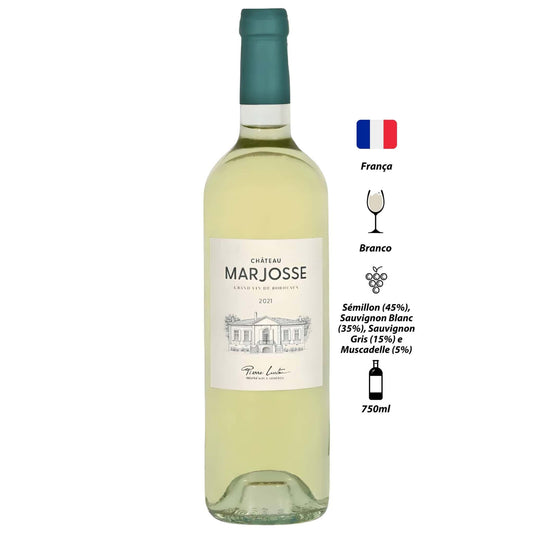 Vinho Branco Francês Chateau Marjosse Blanc 2022