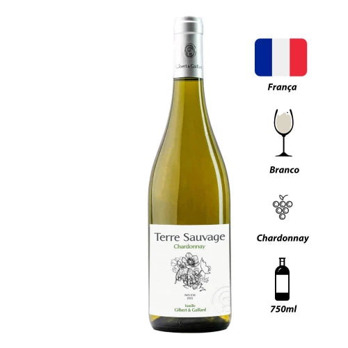 Vinho Branco Terre Sauvage Chardonnay Orgânico 2022