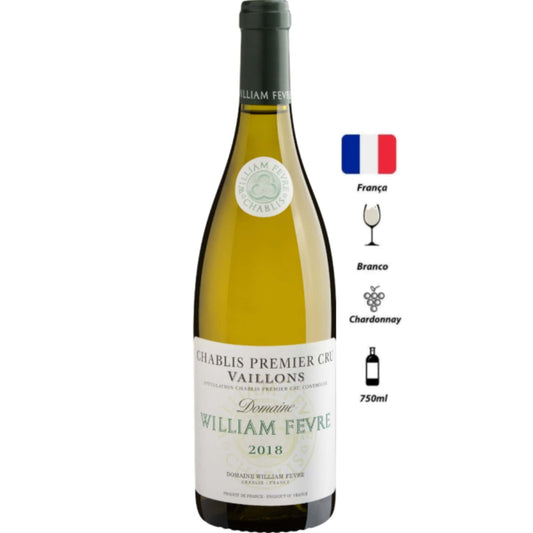 Vinho Branco William Fèvre Chablis Vaillons 1er Cru 2021