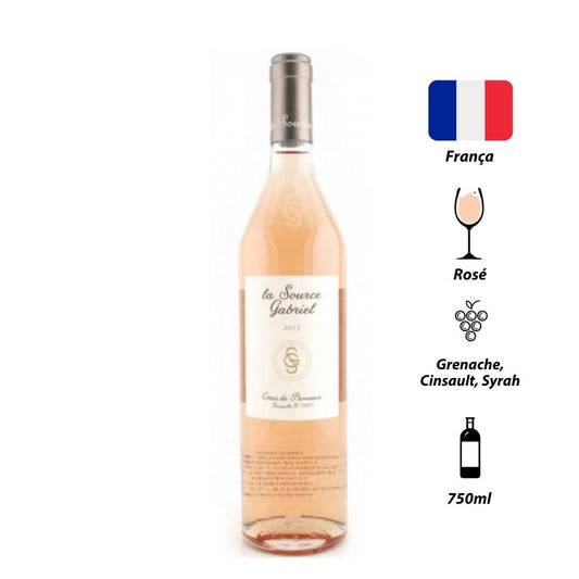 Vinho Rosé Côtes de Provence La Source Gabriel 2021