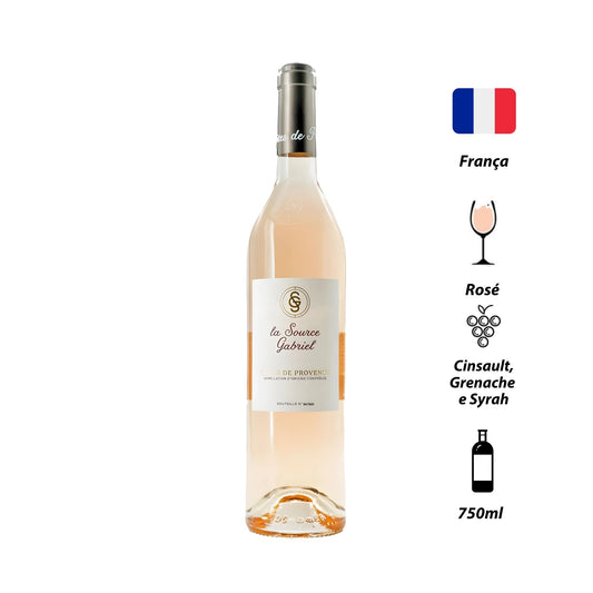 Vinho Rosé Côtes de Provence La Source Gabriel 2021