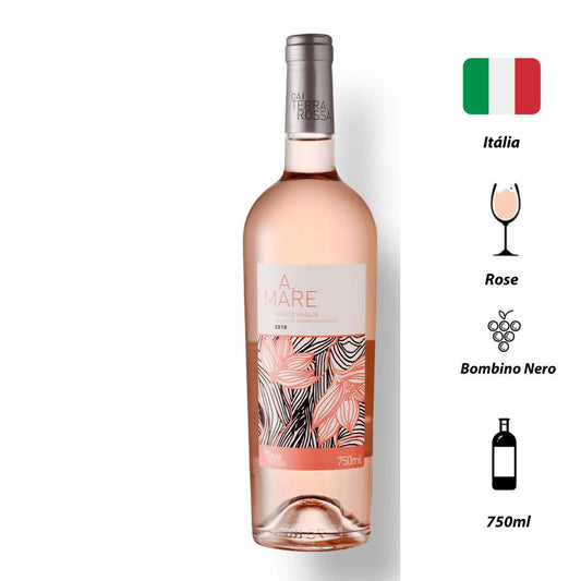 Vinho Rosé Dai Terra Rossa A. Mare Rosato Puglia 2021