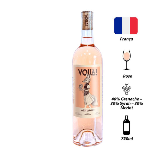 Vinho Rosé Voilà 2023