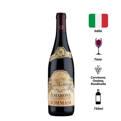 Vinho Tinto Amarone della Valpolicella Clássico Tommasi 2017