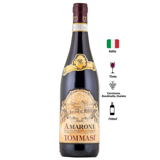 Vinho Tinto Amarone della Valpolicella Clássico Tommasi 2020