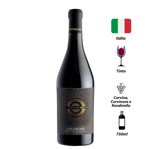 Vinho Tinto Amarone Vivaldi 2018