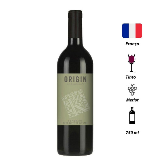 Vinho Tinto Bordeaux Origin de Kressmann 2018