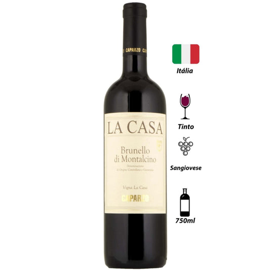 Vinho Tinto La Casa Brunello di Montalcino Caparzo 2020