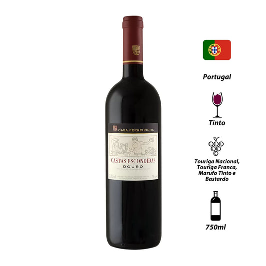 Vinho Tinto Castas Escondidas Casa Ferreirinha 2018