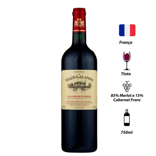 Vinho Tinto Château De Viaud-Lalande de Pomerol 2021