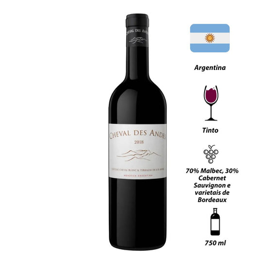 Vinho tinto CHEVAL DES ANDES 2019