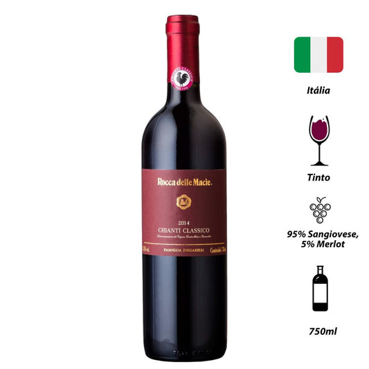 Vinho Tinto Rocca delle Macìe Chianti Classico 2020