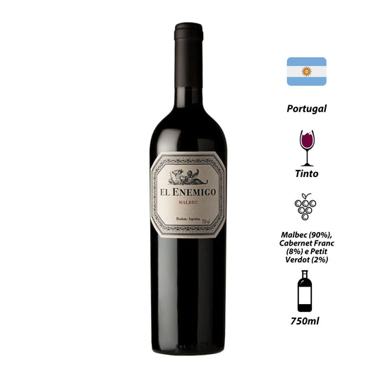 Vinho Tinto El Enemigo Malbec 2020