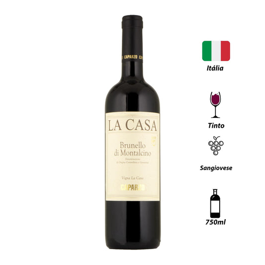 Vinho Tinto La Casa Brunello di Montalcino Caparzo 2019
