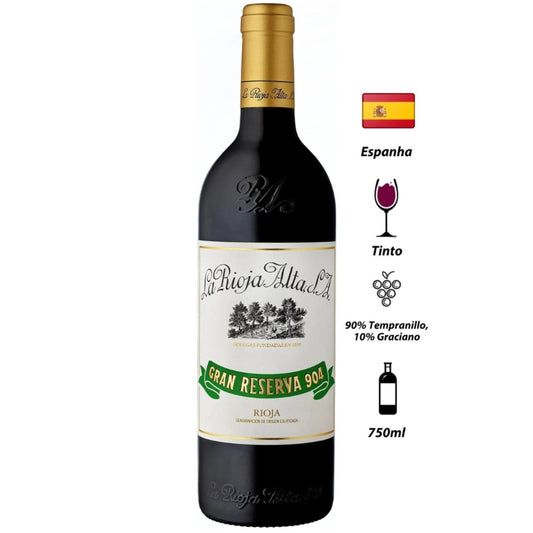 Vinho Tinto La Rioja Gran Reserva 904 2015