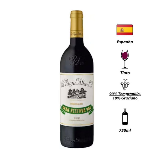 Vinho Tinto La Rioja Gran Reserva 904 2015