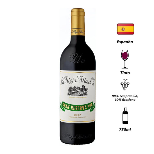 Vinho Tinto La Rioja Gran Reserva 904 2015
