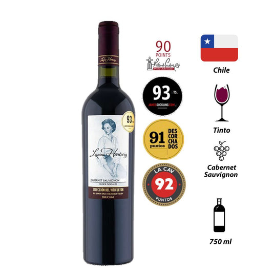 Vinho Tinto Laura Hartwig Selección del Viticultor Cabernet Sauvignon 2020