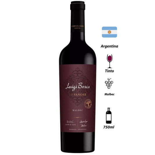 Vinho Tinto Luigi Bosca Malbec De Sangre 2022