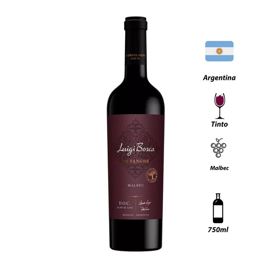 Vinho Tinto Luigi Bosca Malbec De Sangre 2022