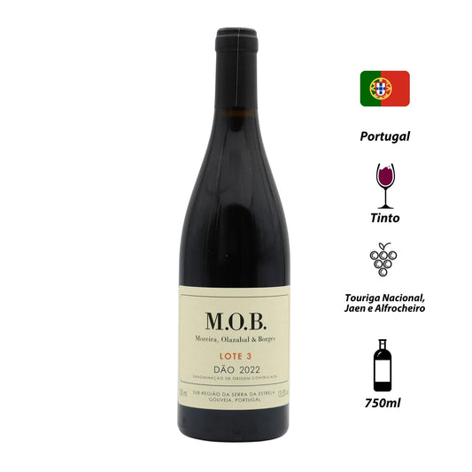 Vinho Tinto M.O.B. Lote 3 Dão 2023