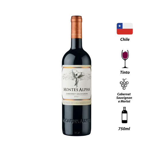 Vinho Tinto  Montes  Alpha Cabernet Sauvignon 2021