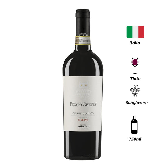 Vinho Tinto Poggio Civetta Chianti Classico Riserva 2022