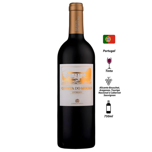 Vinho Tinto Quinta do Mouro Tinto Rótulo Dourado 2015