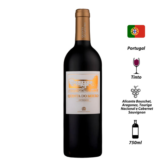 Vinho Tinto Quinta do Mouro Tinto Rótulo Dourado 2015